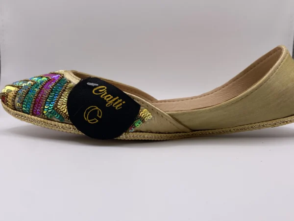Multi Shade Embroider Khussa - 8874 - Image 4