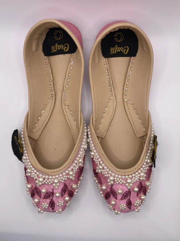 Pink Embroider Khussa - 8862 - Image 2