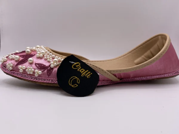 Pink Embroider Khussa - 8862 - Image 4