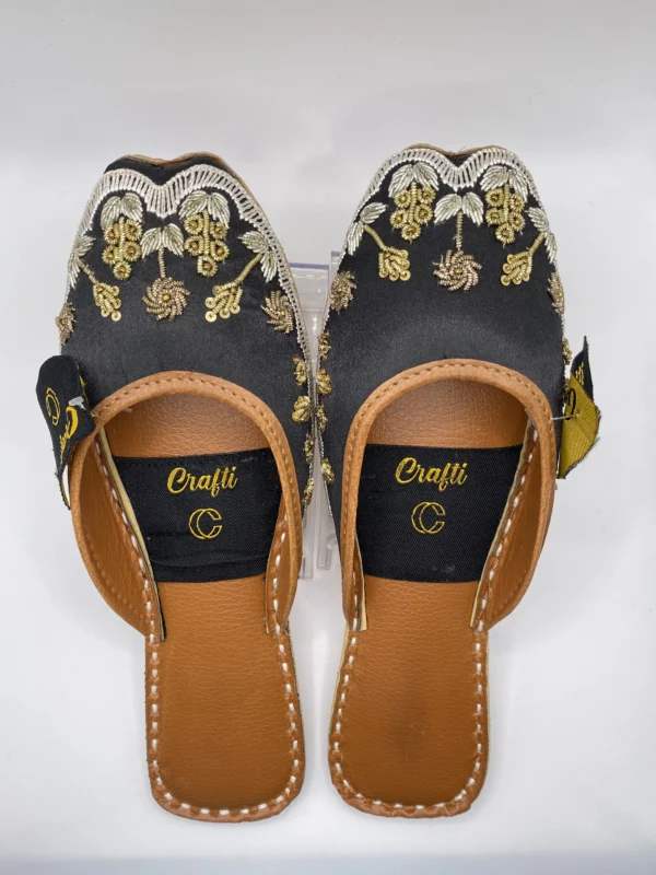 Fancy Gray Slipper - 4518 - Image 2