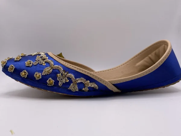 Blue Embroider Khussa - 9401 - Image 4