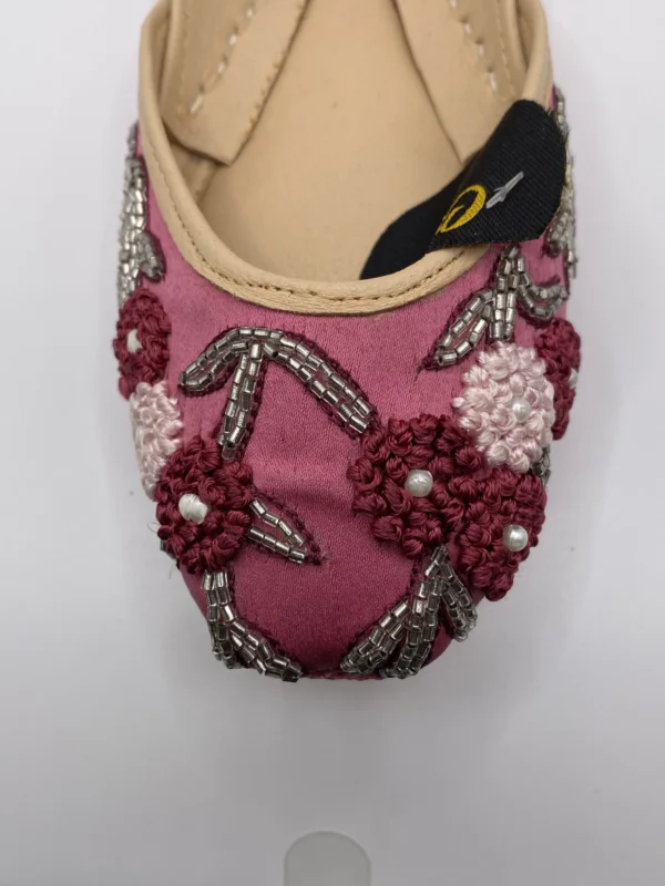 Pink Embroider Khussa - 9770 - Image 3
