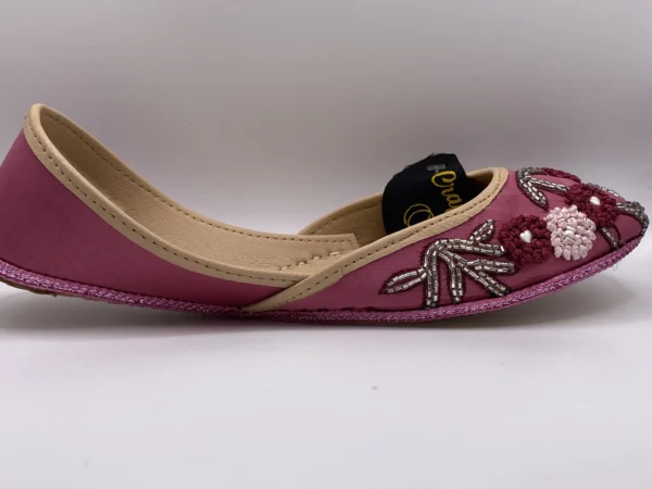 Pink Embroider Khussa - 9770 - Image 5