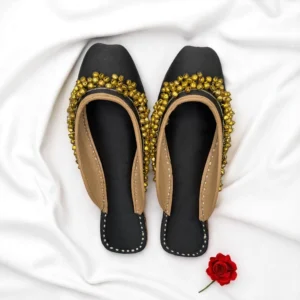 Black Slipper - 4557