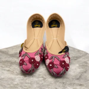 Pink Embroider Khussa - 9770